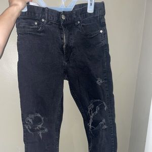 Black distressed Jeans | Casual | Slim